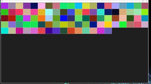 Python, Turtle. Draw squares of random color смотреть онлайн