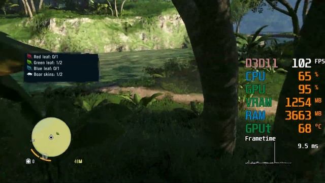 GeForce GTX 1660 ti -- Intel Core i5-9400F -- Far Cry 3 FPS Test смотреть онлайн