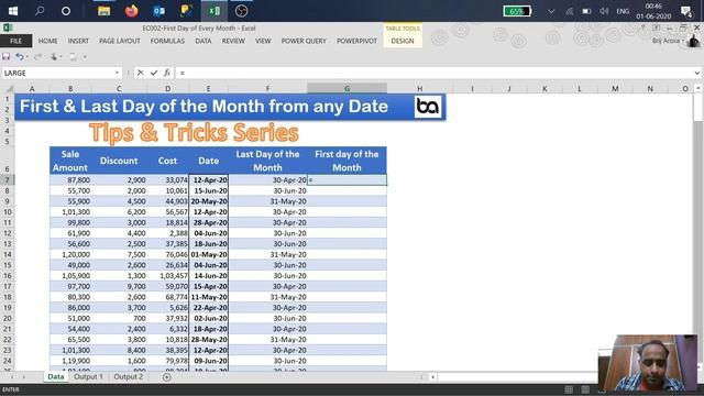 How to find First & Last day of the Month || English смотреть онлайн