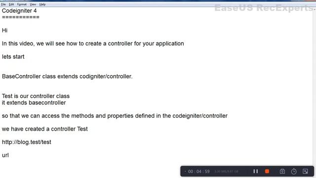 Codeigniter 4 | How to create a controller using spark command смотреть онлайн