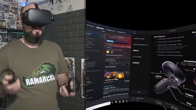 Oculus Quest & Go // Play Steam VR Games with Virtual Desktop (SEE DESCRIPTION) смотреть онлайн