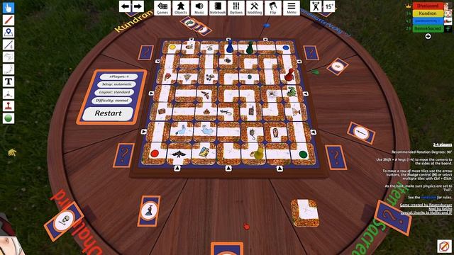 VERLOREN im LABYRINTH ?- ♠ Tabletop Simulator: Das verrückte Labyrinth #001 ♠ смотреть онлайн