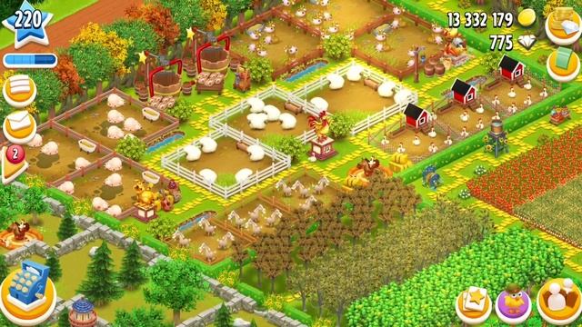 Ферма Hay Day#92/Осенняя планировка/Новые акции/Пополнение заповедника/Амбар 9,8к/Силос 9.75к/220lv смотреть онлайн