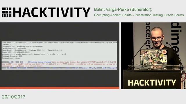 Bálint Varga-Perke (Buherátor) - Corrupting Ancient Spirits - Penetration Testing Oracle Forms смотреть онлайн