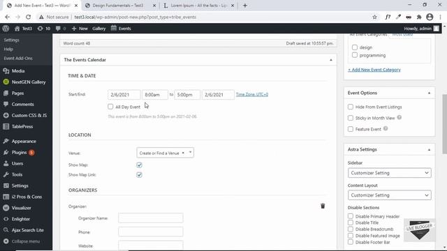 How To Create An Events Calendar For Your WordPress Website смотреть онлайн