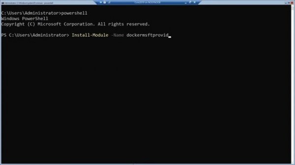 Installing Docker on Windows Server 2019 Core Edition