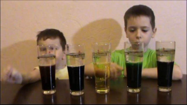 Егор и Артем делают Научный Эксперимент Лава Лампа и Изучают цвета! Bambino KIDS
