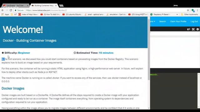 KataCoda - Docker смотреть онлайн