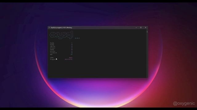 OxySQL | SQLi Scanner | Showcase смотреть онлайн