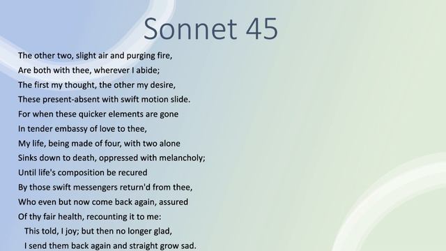 Sonnet 45