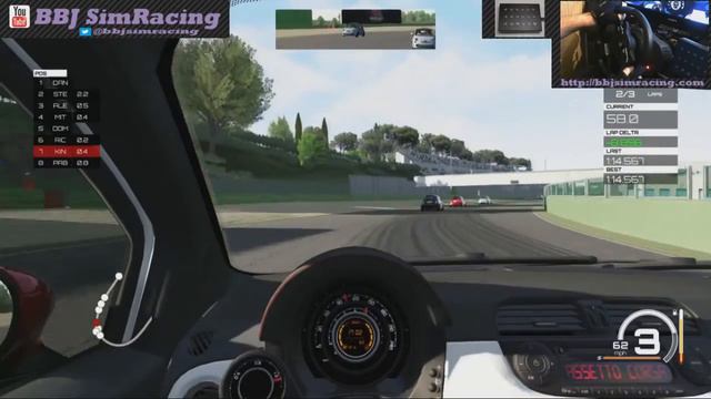 Asseto Corsa PS4 First Race and First Impressions Abarth 500 Valelunga Circuit смотреть онлайн