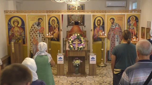 Вечерня. Изнесение Честны́х Древ Животворящего Креста Господня. (13.08.2022 сб)