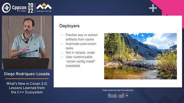 What's New in Conan 2.0 C/C++ Package Manager - Diego Rodriguez-Losada - CppCon 2022 смотреть онлайн