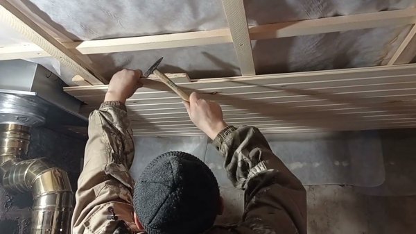 Баня из арболита ч.2 отделка вагонкой