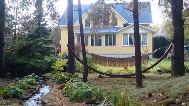 Звягино коттедж 380 кв. м на участке 16 соток с ручьем