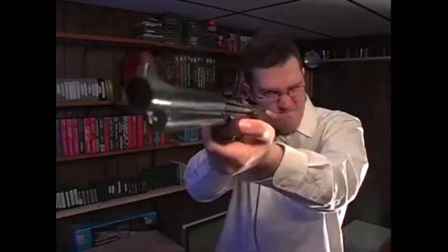 AVGN shoots with shotgun смотреть онлайн