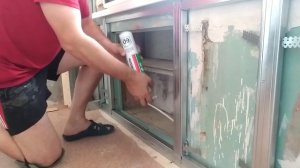 Переделка зимнего холодильника под подоконником без капитального ремонта. День 5-й. Ремонт кухни.