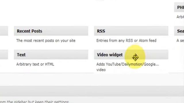 Installing and Editing Video Widget Plug-in for WordPress Tutorial смотреть онлайн