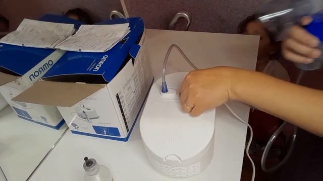 ИНГАЛЯТОР ОМРОН. КОМПРЕССОРНЫЙ НЕБУЛАЙЗЕР. КАК ПОЛЬЗОВАТЬСЯ (қазақша)