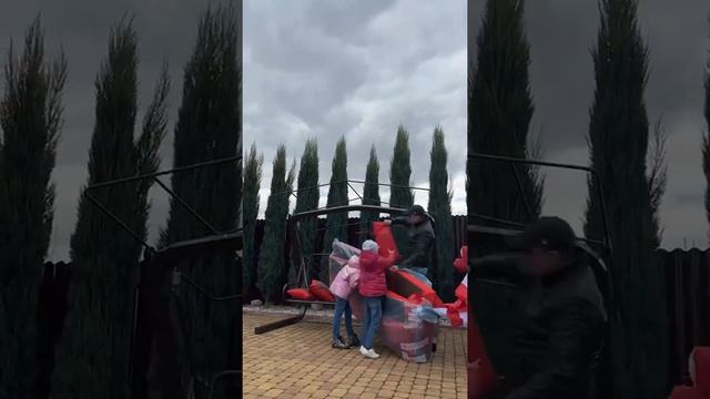 Сборка садовых качелей PRADO смотреть онлайн