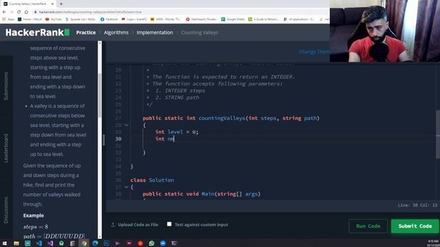 Counting Valleys | Coding Challenges #14 смотреть онлайн
