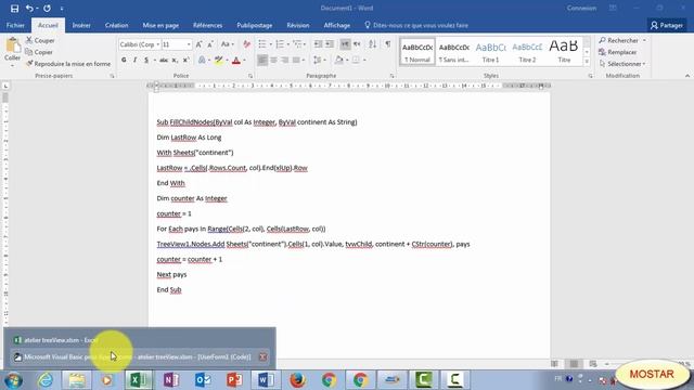 Excel VBA : Atelier TreeView смотреть онлайн