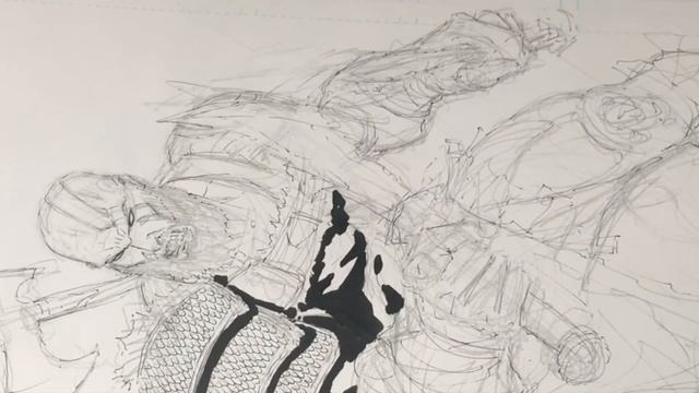 EPIC Kratos God of War Art - How to Draw Kratos - Step by Step Drawing Tutorial смотреть онлайн