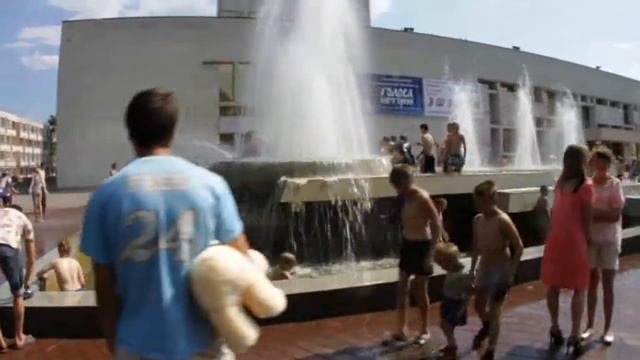 Фонтан. Вологда. День города. смотреть онлайн