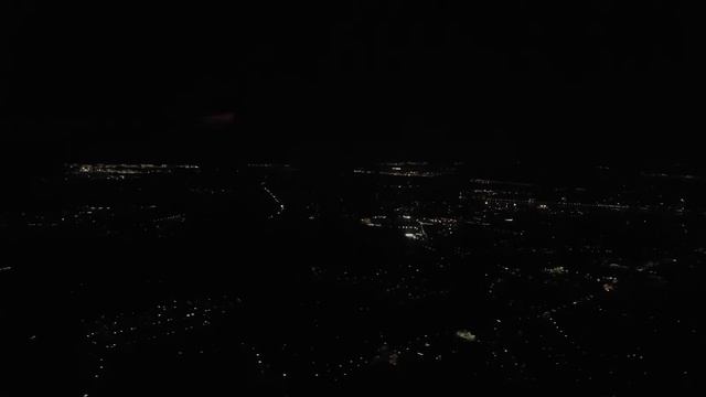 Landing Cologne/Bonn at night on Köln/Bonn Airport смотреть онлайн