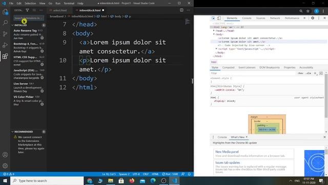 Html and css in Kannada || Inline and block level element || WebDesign in Kannada || Html in Kannad смотреть онлайн