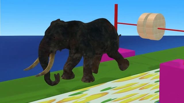 Cow Mammoth Buffalo Zebra Ele Gorilla Guess The Right Key ESCAPE ROOM CHALLENGE Animals Cage Gam смотреть онлайн