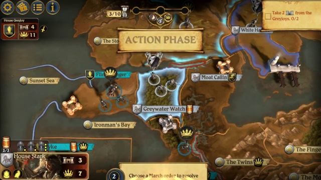 Game of Thrones: The Board Game - пошаговая стратегия на Андроид. смотреть онлайн