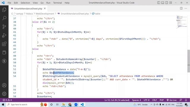 Attendance Management System Project in PHP with Source Code Part 4 смотреть онлайн