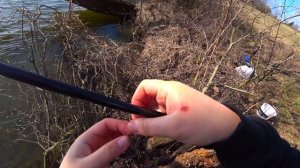 Как ЛОВИТЬ КАРАСЯ ранней ВЕСНОЙ. БОКОВОЙ КИВОК.