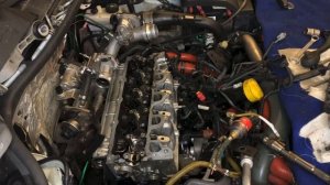 Снятие ГБЦ Рено-Ниссан1.5dci k9k