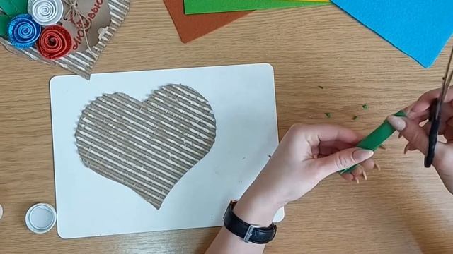 Валентинка своими руками в стиле LOFT смотреть онлайн