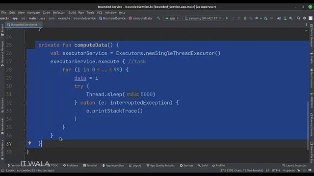 ? ANDROID - ? BOUNDED SERVICE IN KOTLIN ANDROID ~ BACKGROUND THREAD ~ POST UPDATES ON UI || ? KOTLI смотреть онлайн