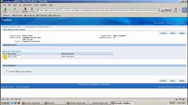 Oracle apps Financials R12_Supplier Creation смотреть онлайн