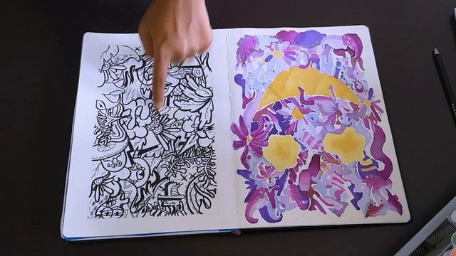 COLOR COMBO DOODLE WITH OHUHU MARKERS смотреть онлайн