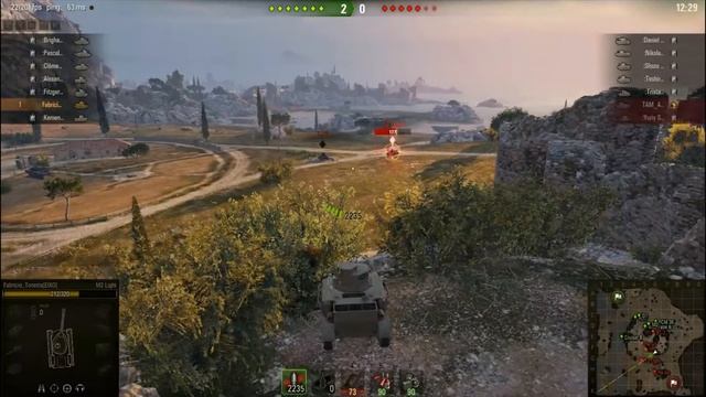 World Of Tanks M2Light Minas смотреть онлайн