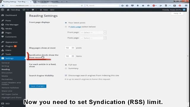How to Set the Limit of RSS Feed Posts in WordPress смотреть онлайн