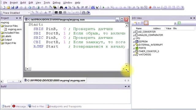 Самое простое устройство на микроконтроллере смотреть онлайн