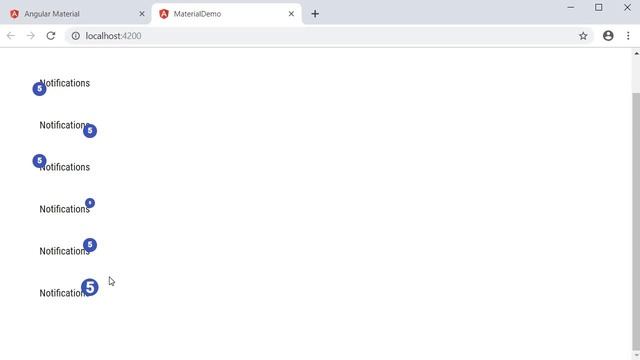 Angular Material Tutorial - 8 - Badges смотреть онлайн