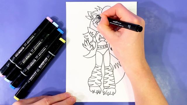 How to Draw Roxanne Wolf - SECURITY BREACH FNAF | Five Nights at Freddy’s смотреть онлайн