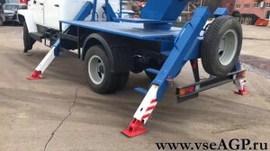 Автовышка ВИПО 18-01 на шасси ГАЗ-33098. Полный обзор работы!