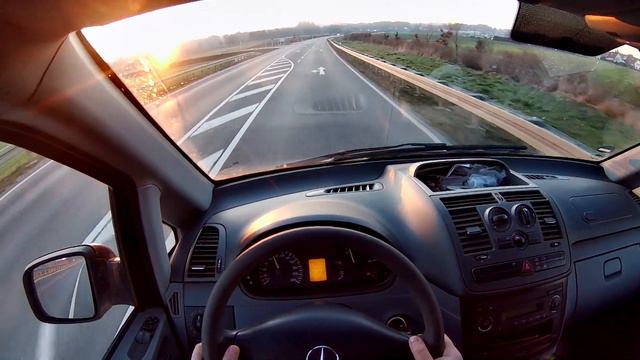 Mercedes Benz Vito W639 109Cdi 95PS POV Test Drive Onboard смотреть онлайн