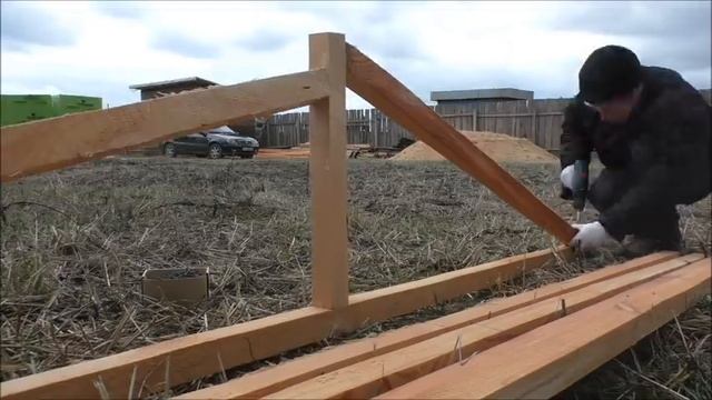 Теплица своими руками из бруска 50х50 мм