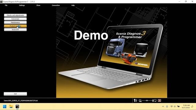 Testing New SCANIA DIAGNOS & PROGRAMMER 3 2.51.2.52 - 2022.04 смотреть онлайн