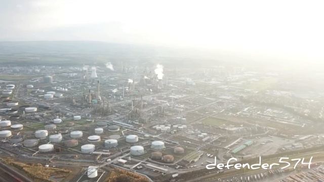 Grangemouth port drone footage - #Scotland смотреть онлайн