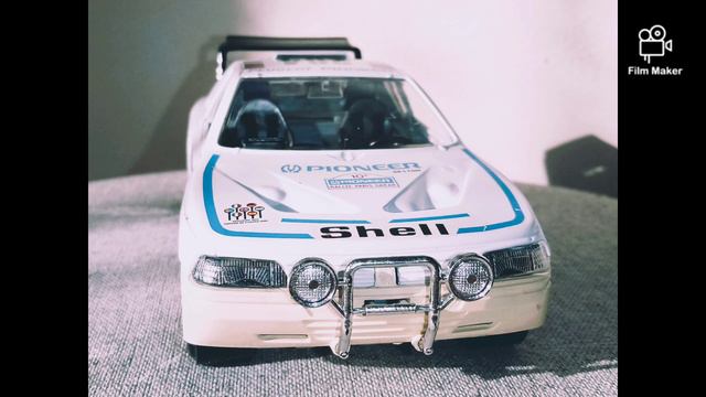Vintage Bburago , 1/24 scale , Peugeot 405 Turbo 16 , Rallye Paris-Dakar 1988 . смотреть онлайн